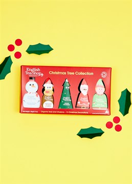 10 Christmas Pyramid Tea Bags. Send them something a little cheeky with this brilliant Scribbler gift and trust us, they won't be disappointed!